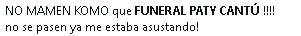 Fans reaccionan sobre el "funeral" de Paty Cantú.
