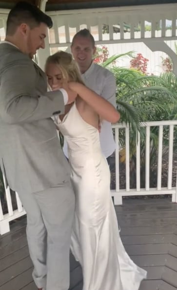 Novia se desmaya en su boda