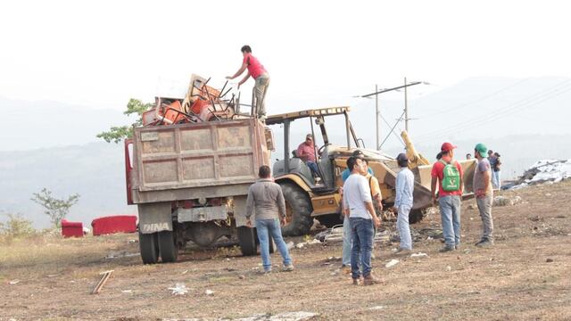 Desalojo en Chiapas.