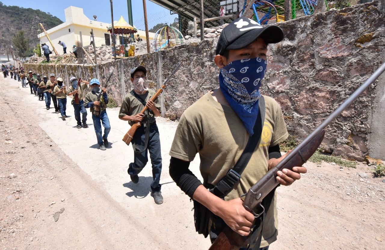 Niños de la Policía Rural de Guerrero