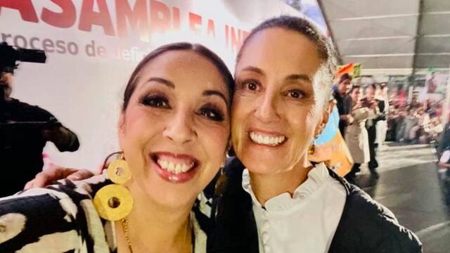 Regina Orozco y Claudia Sheinbaum