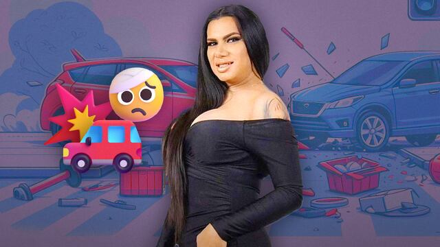 Kimberly La Más Preciosa chocó su camioneta, mientras viajaba con su mamá