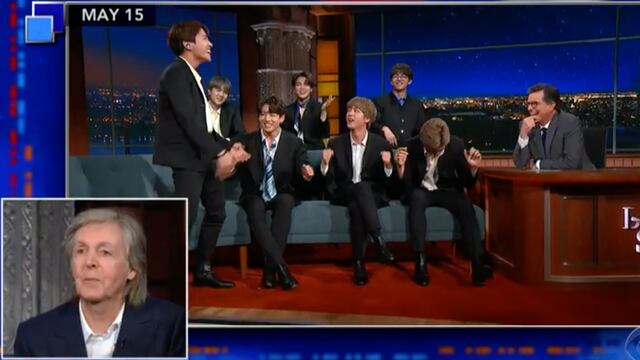 Paul McCartney reacciona a BTS cantando "Hey Jude"