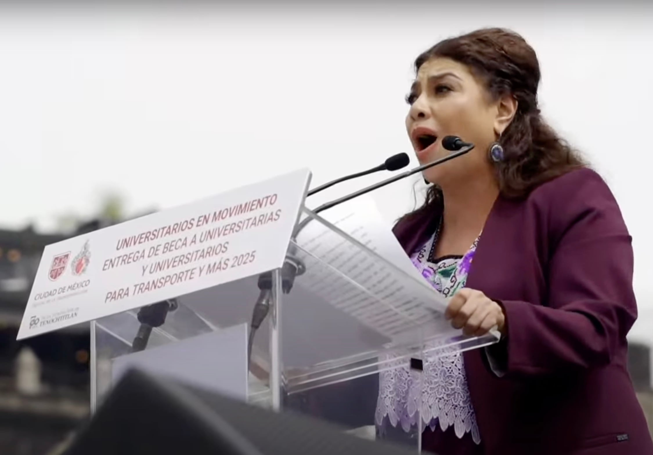 Clara Brugada responde a actos de vandalismo en el MUAC de la UNAM