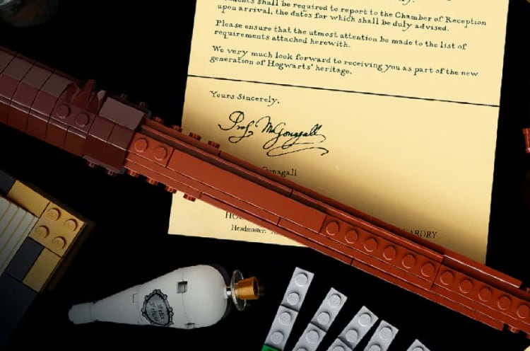 Varita de Mago Set LEGO Iconos de Hogwarts