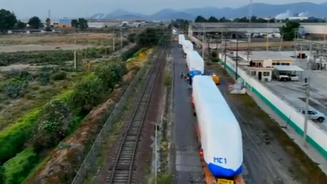 Salen desde Hidalgo primeros vagones del Tren Maya con rumbo a Cancún