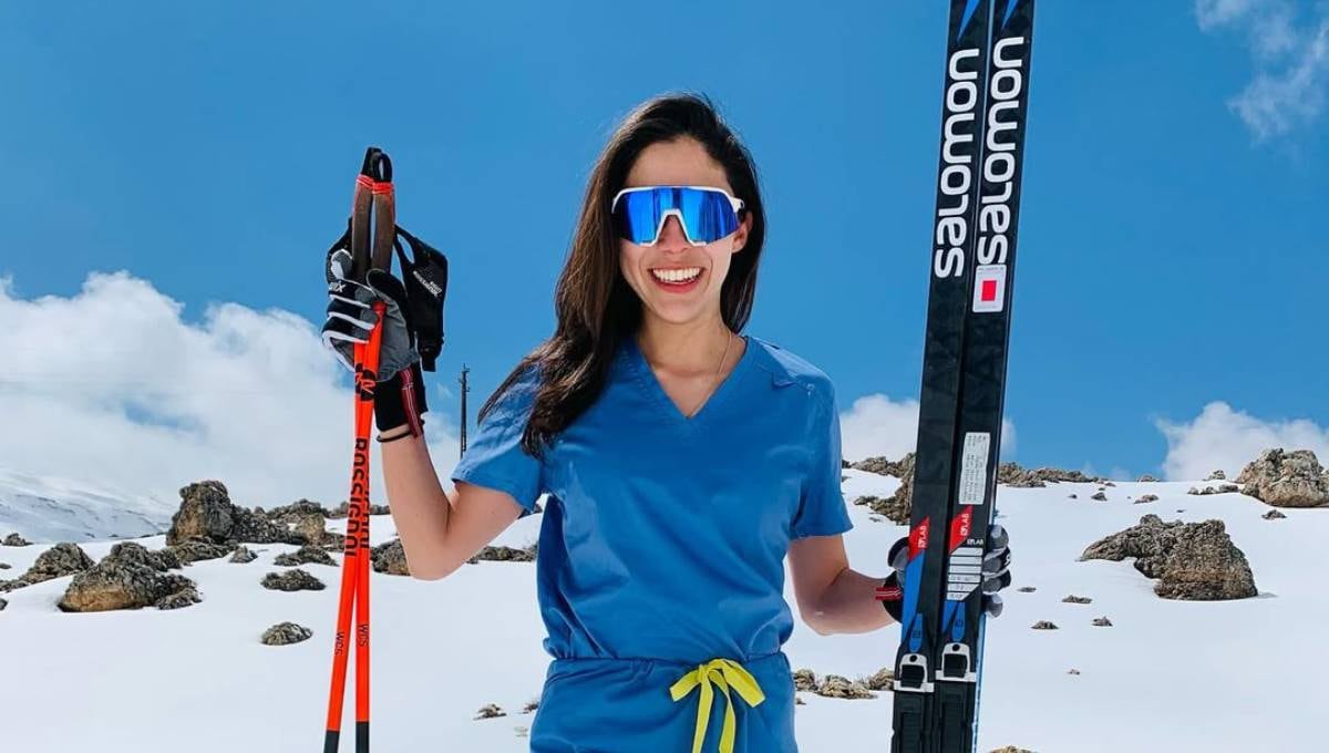 Regina Martínez, la mexicana esquiadora que participará en Milano-Cortina 2026