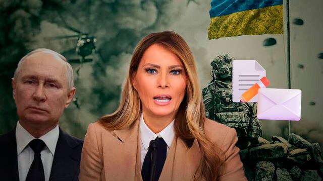 Melania Trump manda carta a Vladimir Putin para pedir el fin de la guerra Rusia-Ucrania