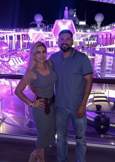 Américo Garza y Karla Panini