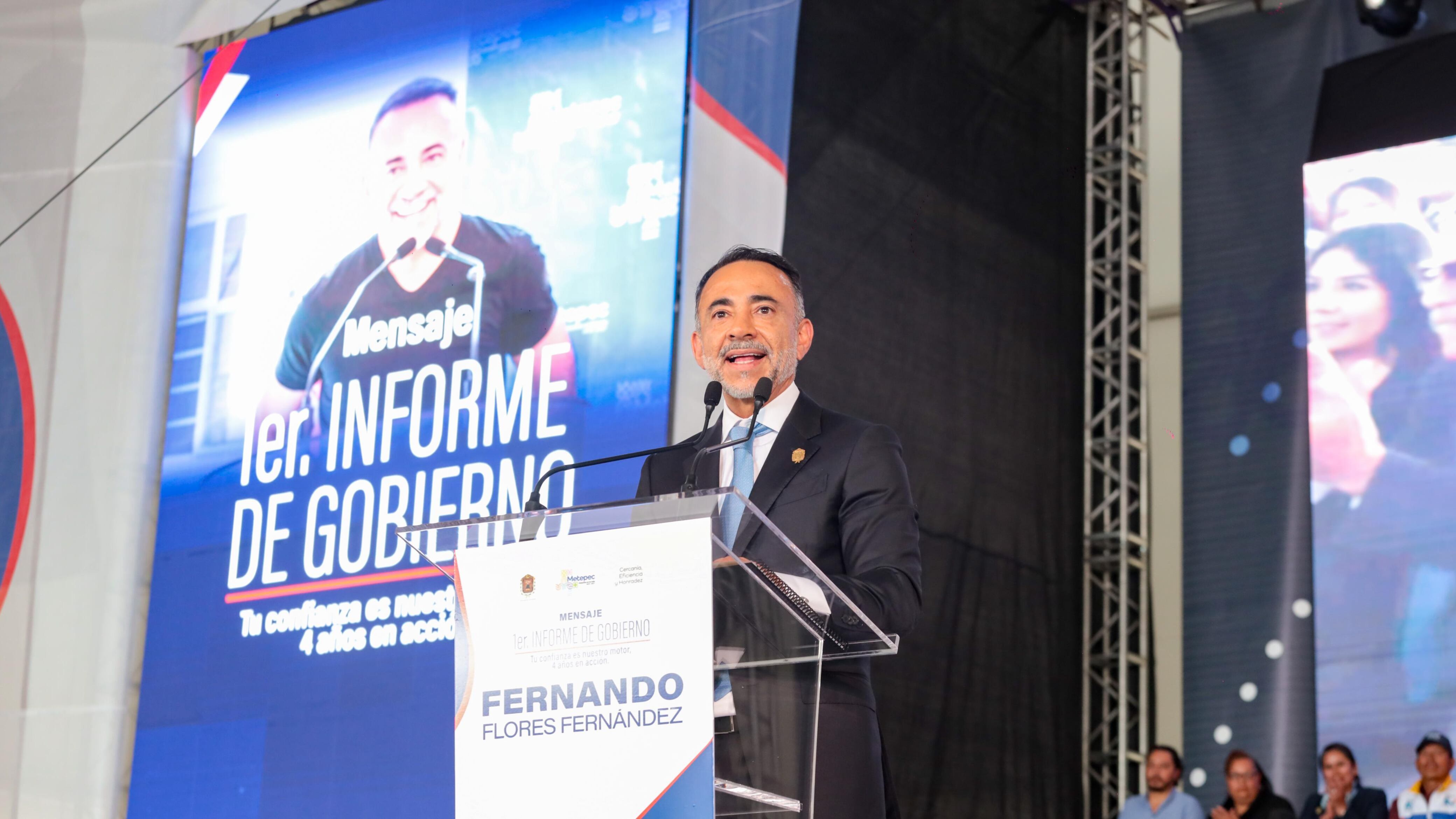 Fernando Flores Fernández rinde su primer Informe de Gobierno: la ciudadanía, el eje central de cada decisión