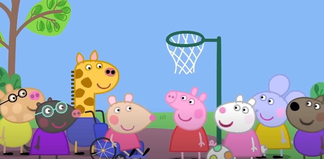 Mandy Ratona es amiga de Peppa Pig