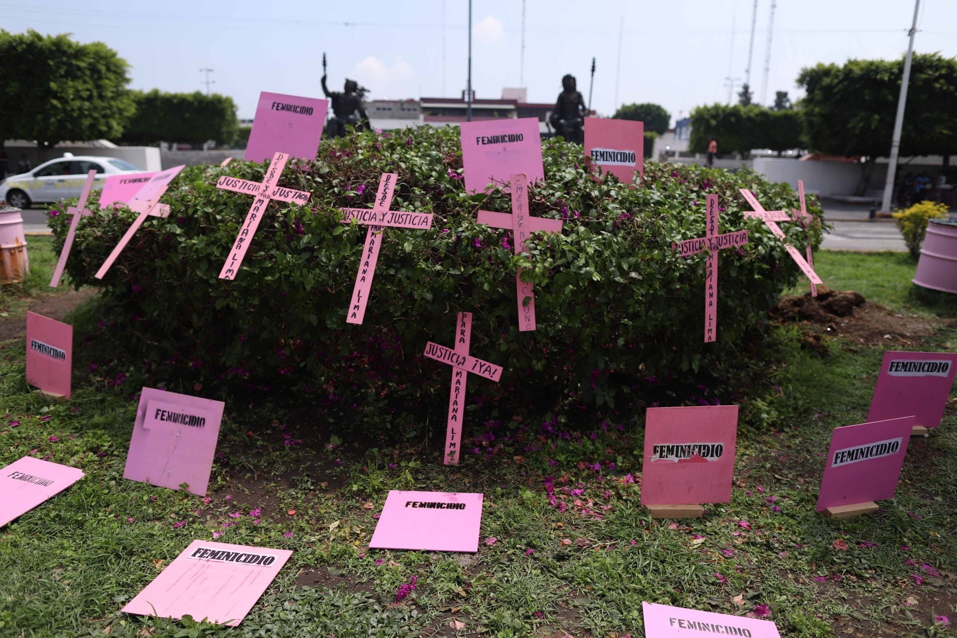 Protesta por feminicidios