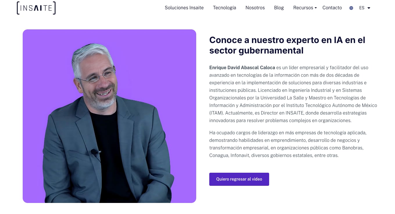 Enrique Abascal, director y fundador de Insait