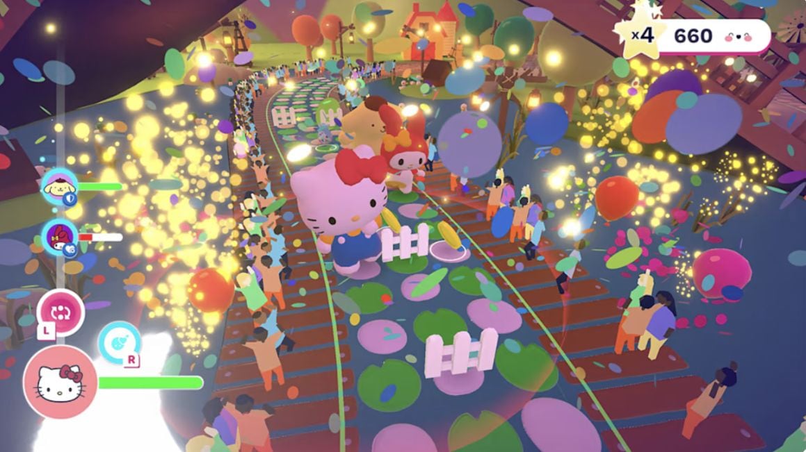 Hello Kitty y amigos: ¡A desfilar!