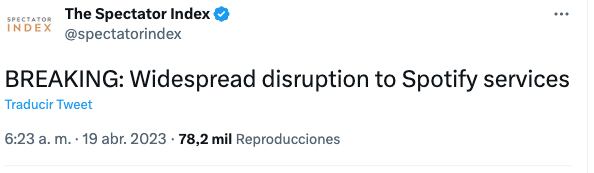 Estos son los memes por la caída de Spotify