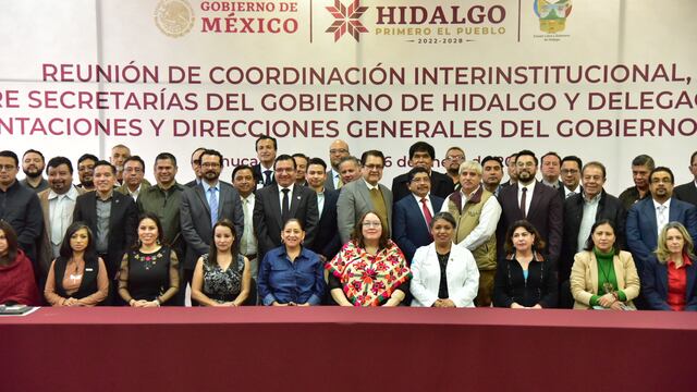 Reunión de Coordinación Interinstitucional  entre gobierno de Hidalgo y gobierno federal