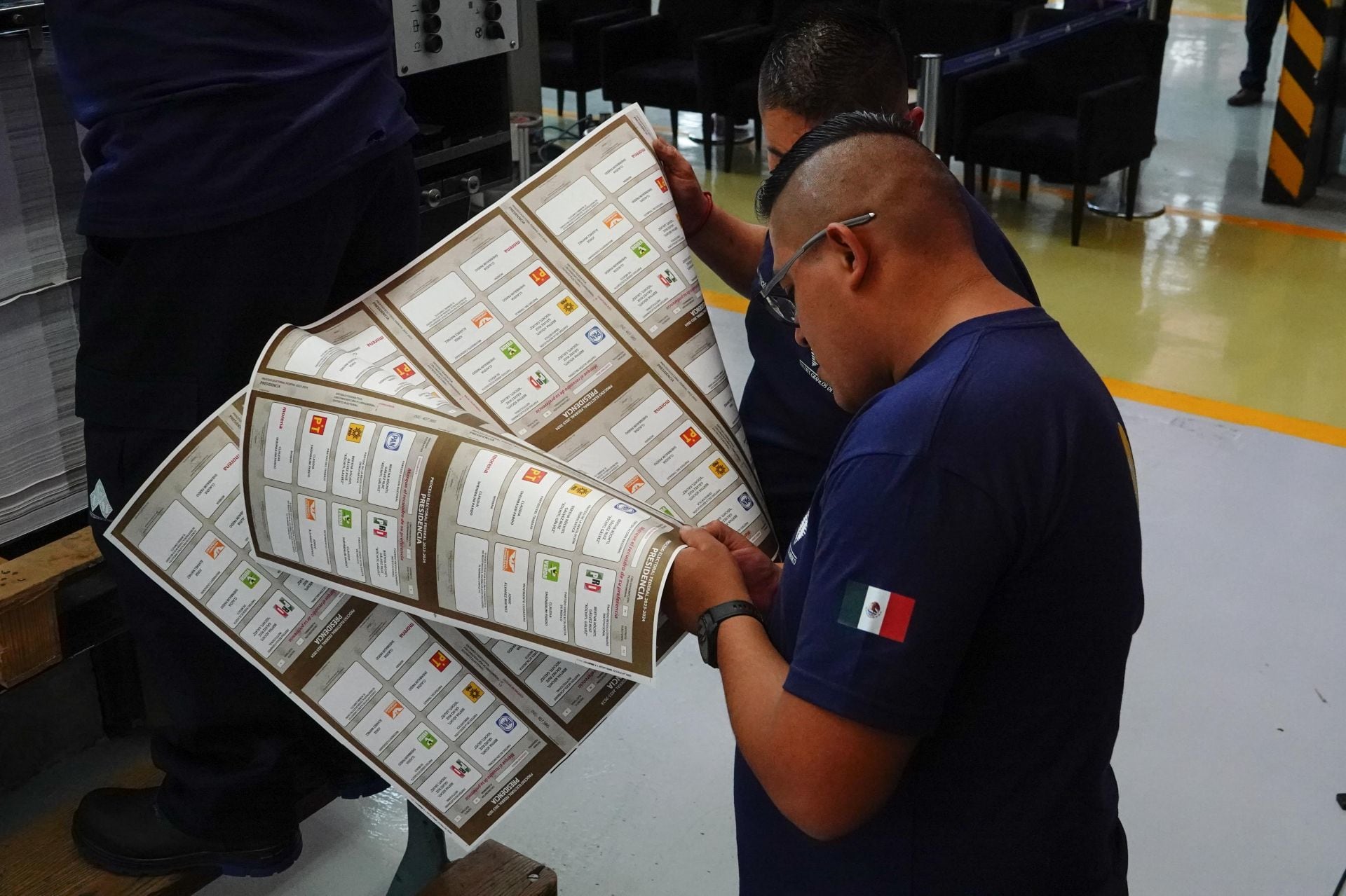 Así se ven las boletas electorales para las Elecciones 2024