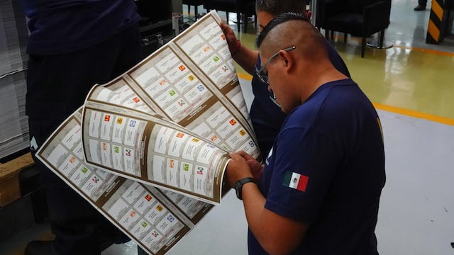 Así se ven las boletas electorales para las Elecciones 2024