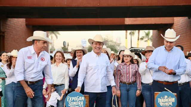 Alfonso Durazo inaugura la ExpoGan 2023 en Sonora