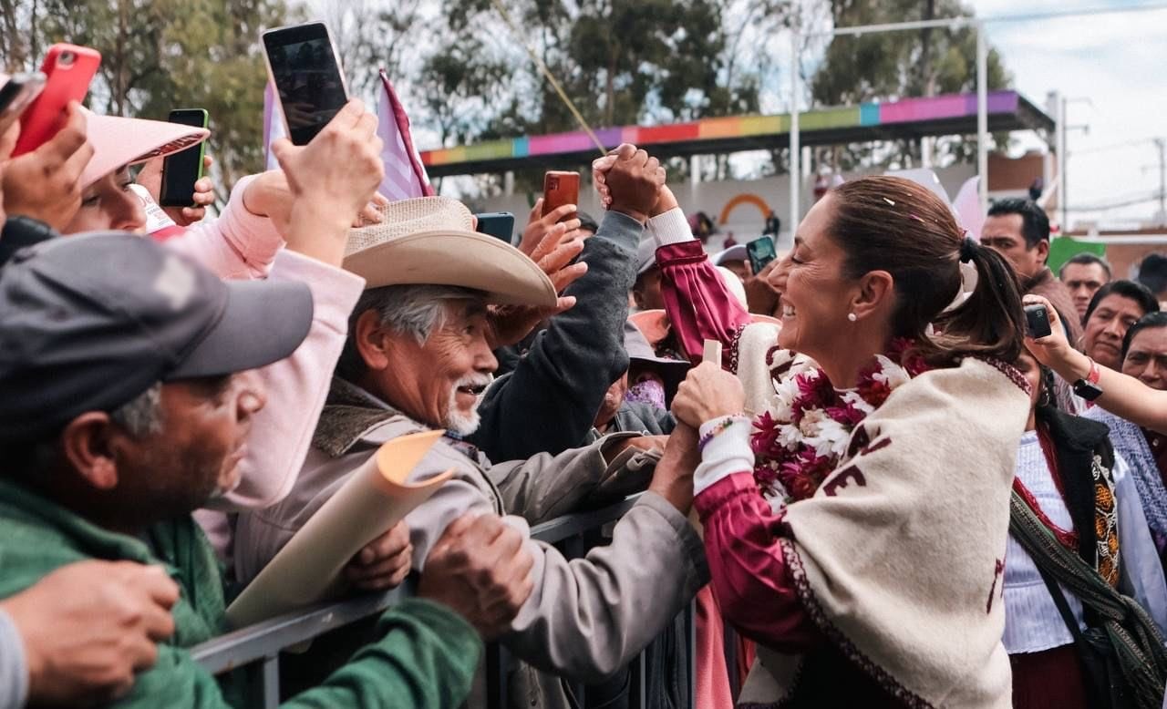 Claudia Sheinbaum prometió que continuará con el apoyo a adultos mayores