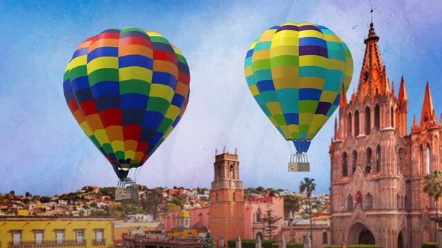Vuelos en globo aerostático en San Miguel de Allende.