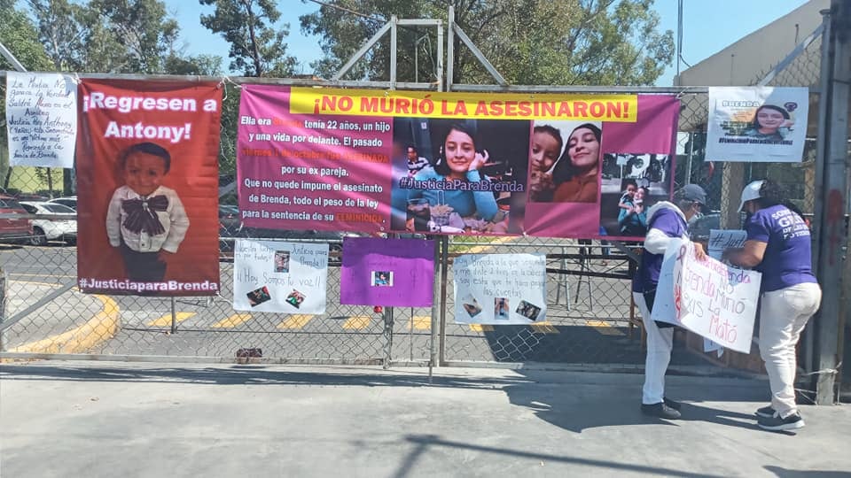 Protesta por el feminicidio de Brenda