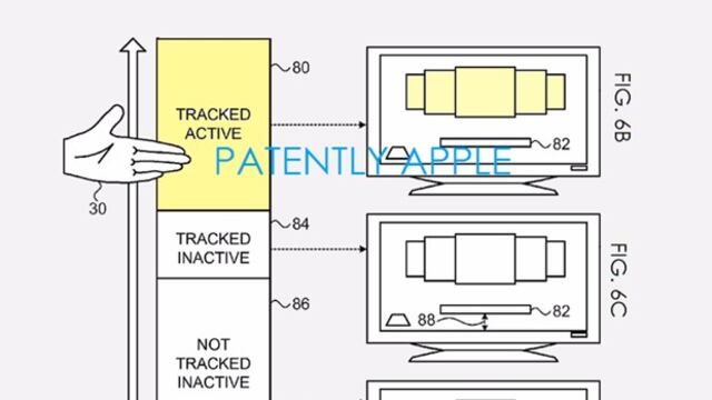 Imagen de la nueva patente de Apple.