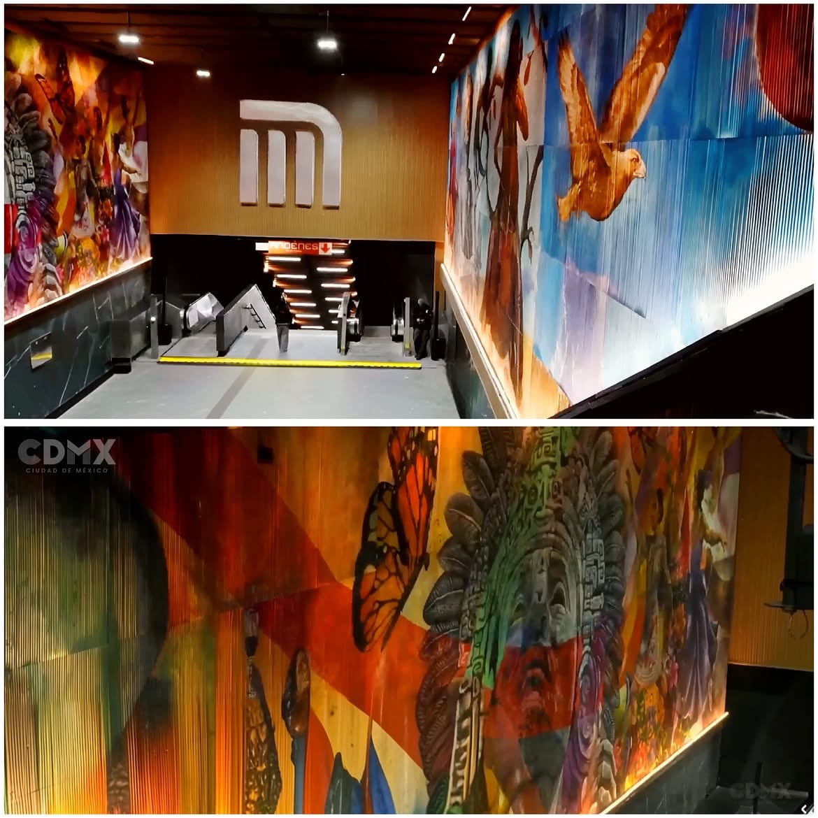 Mural holográfico del Metro CDMX logra Récord Guinness