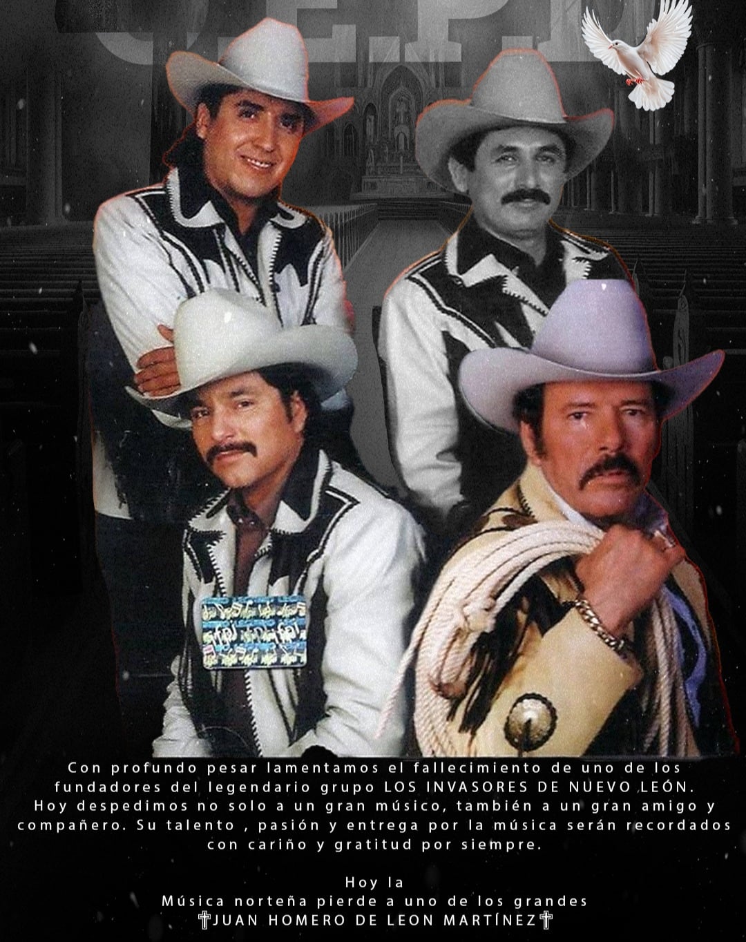 Los Invasores de Nuevo León despiden a Homero de León.