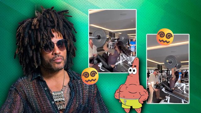 Lenny Kravitz no se quita los pantalones de cuero ni en el gimnasio