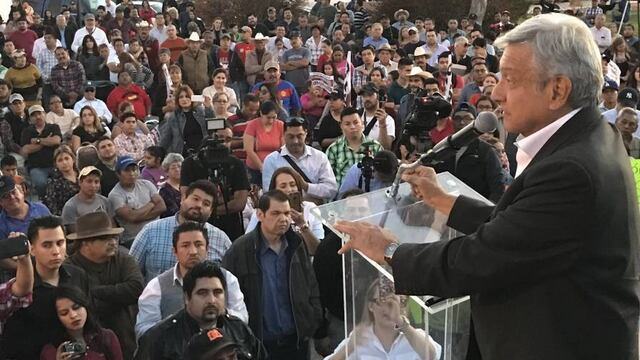 Andrés Manuel López Obrador en Coahuila.
