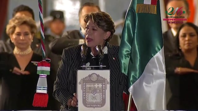 Delfina Gómez exalta soberanía nacional durante celebración en Edomex