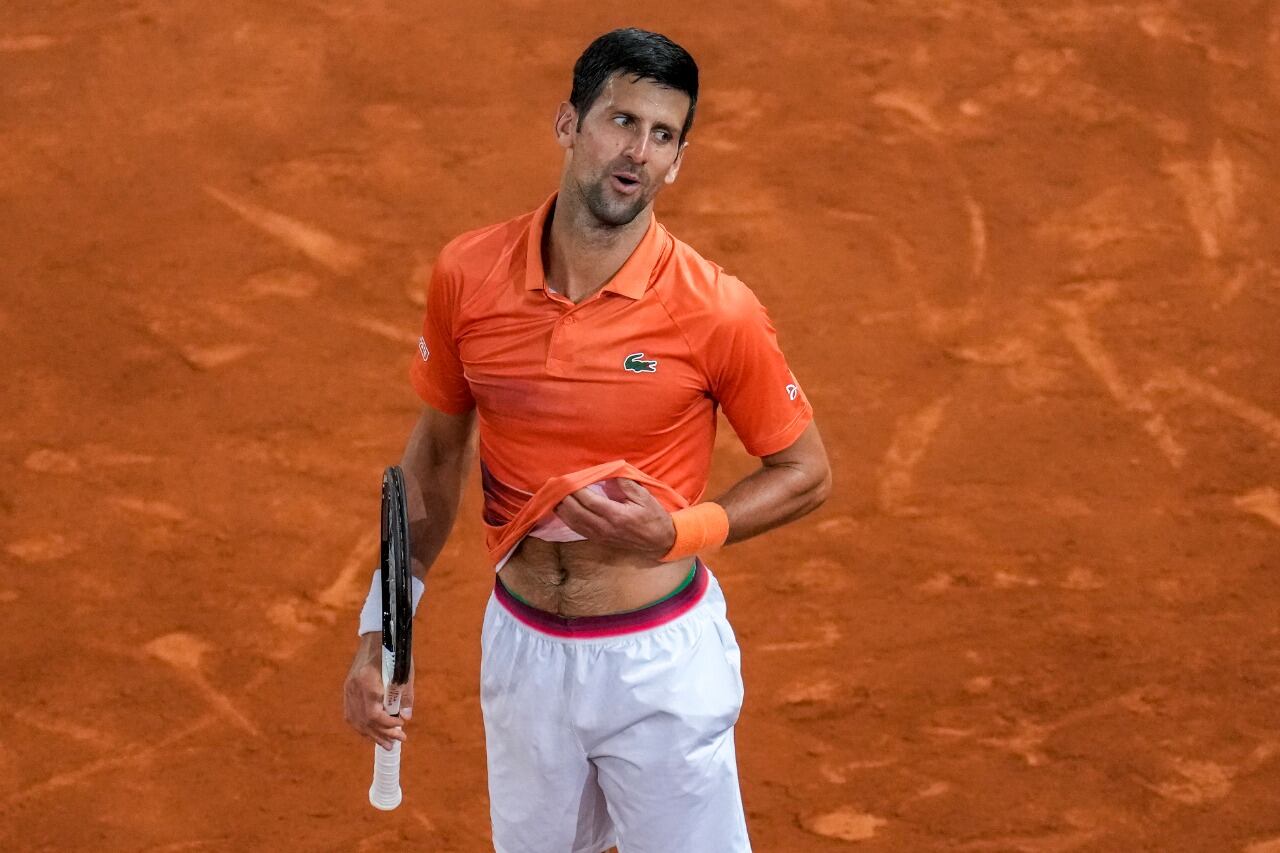 Novak Djokovic en el Mutua Madrid Open