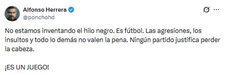 Alfonso Herrera pide a la afición mexicana no olvidar que el Mundial 2026 es solo un juego.
