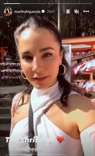 Martha Higareda se va de viaje a Japón con su prometido Lewis Howes.