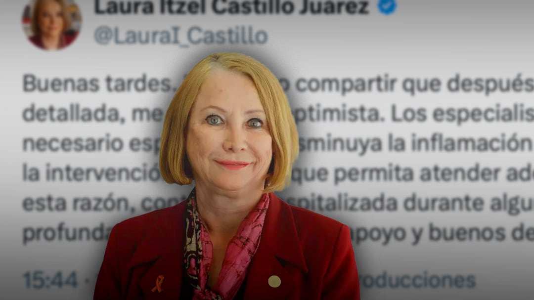 Laura Itzel Castillo permanecerá hospitalizada: se ausentará de la Comisión Permanente