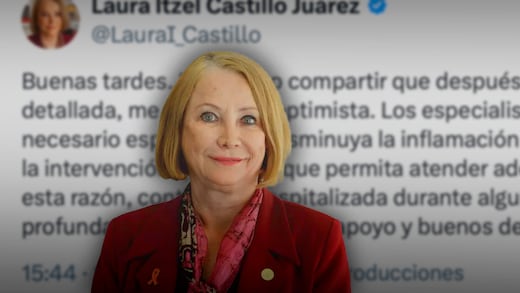 Laura Itzel Castillo permanecerá hospitalizada: se ausentará de la Comisión Permanente