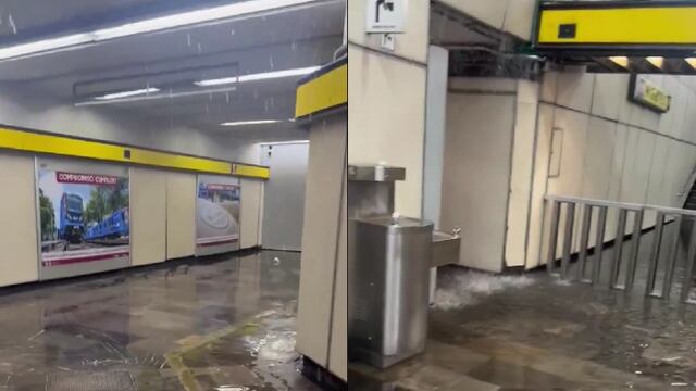 ¿Qué pasa en el Metro CDMX hoy 14 de julio? Se filtra agua de lluvia en la estación Pantitlán de la Línea 5