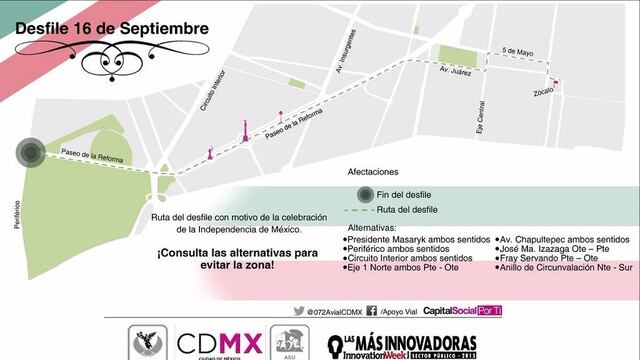 Ruta de desfile militar