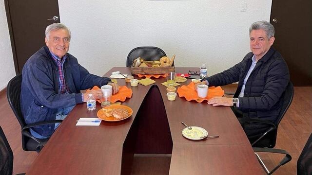 Cristóbal Arias y presidente de PRI Michoacán