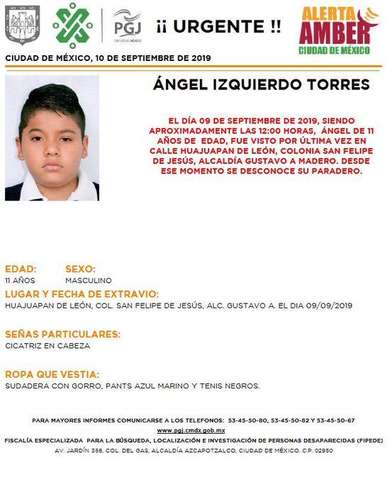 Ángel Izquierdo Torres Alerta Amber