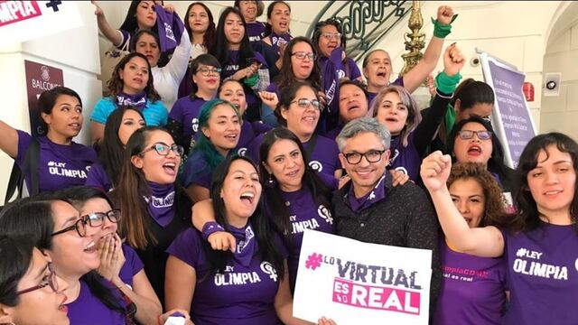 Activistas de la Ley Olimpia