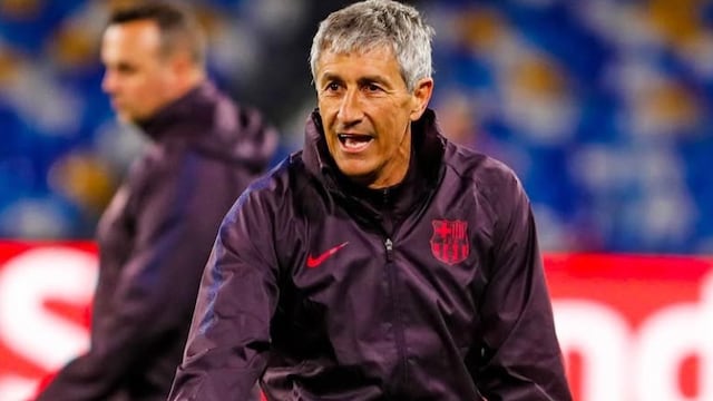 Quique Setién, exdirector técnico del FC Barcelona.