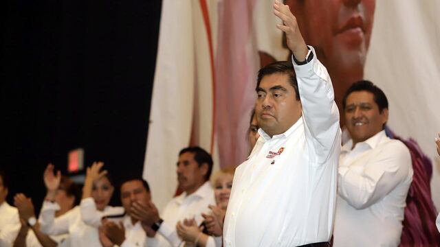 Miguel Barbosa, candidato a la gubernatura de Puebla.