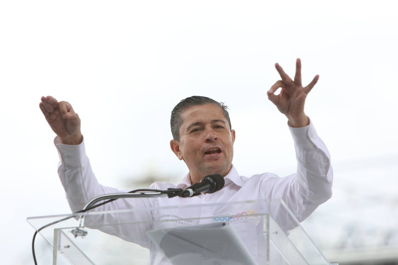 Giovani Gutiérrez Aguilar en su Primer Informe de Gobierno