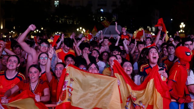 Festejos en España tras ganar el Mundial 2026