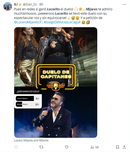 Memes de Lucero Mijares en Juego de Voces 2024