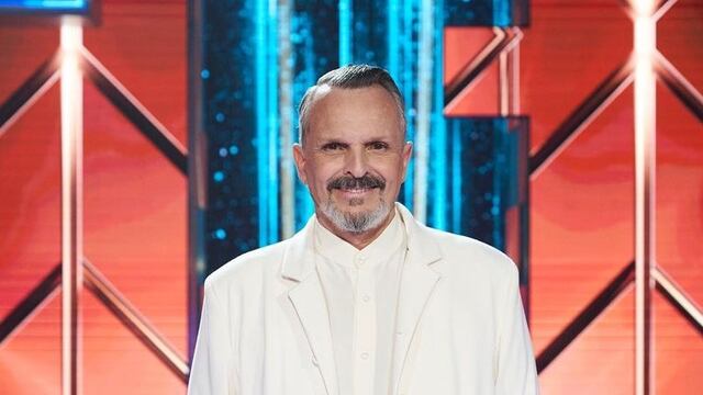Miguel Bosé, cantante.