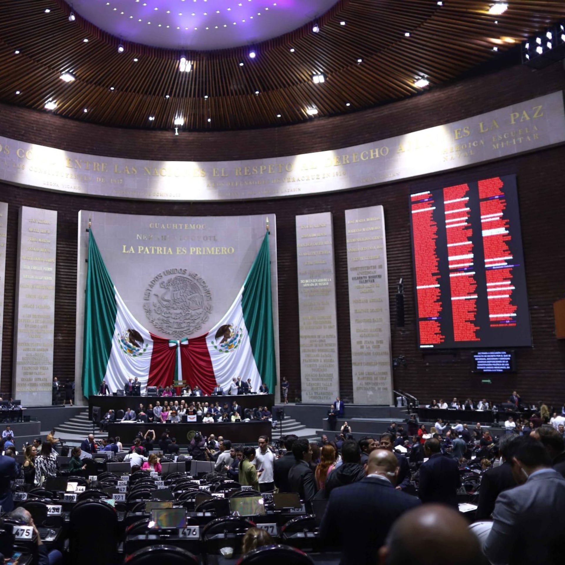 Diputada del PAN Claudia Quiñones Garrido: tribuna convertida en circo