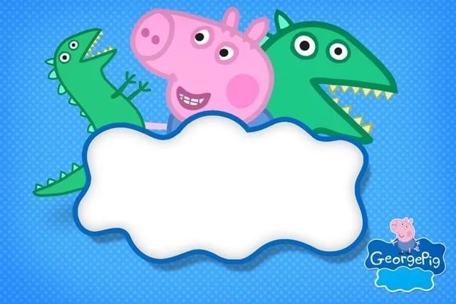 Tarjetas de feliz cumpleaños de George, hermano de Peppa Pig: 8 diseños para imprimir y regalar
